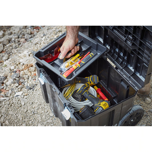Stanley ProStack Mobiler Koffer FMST1-75753 – Staub- und Wasserdicht mit Automatischem Deckel