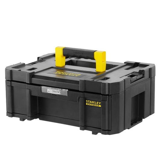 Stanley PRO-STACK III Werkzeugkasten mit Schublade – 6 Fächer für Optimale Aufbewahrung