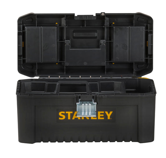 Stanley Werkzeugkoffer STST1-75518 – Robuste Metallverschlüsse und Abnehmbarer Becher