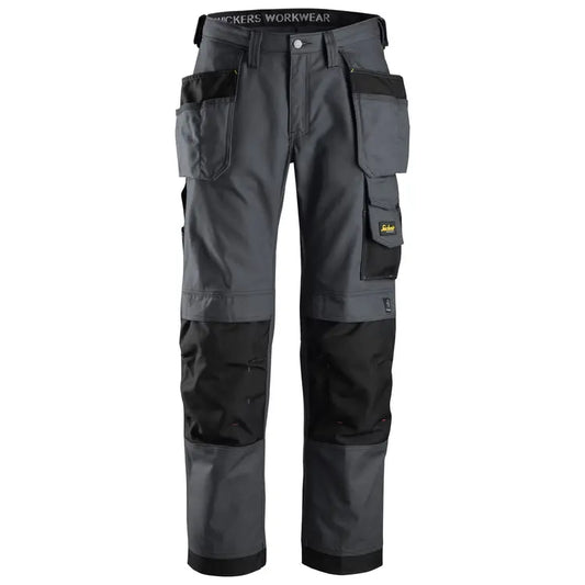 Snickers Canvas+ Hose mit Taschenbeuteln – Leicht und Strapazierfähig mit KneeGuard™ System