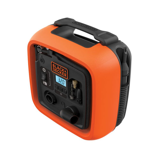 Black+Decker Kompressor ASI400-XJ 12 V Druck Bis 11 Bar