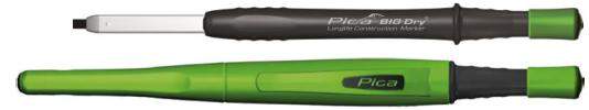 Pica BIG Dry 6060 – Automatischer Zimmermannsbleistift mit Graphiteinsatz 2x5mm