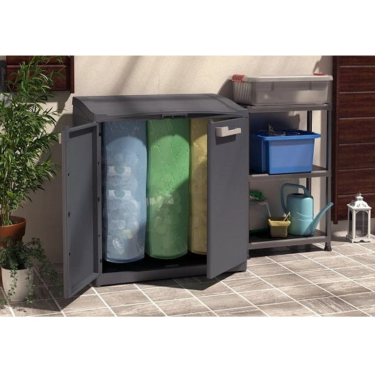KETER Recycling-Schrank 241045 Wetterfestes Material
