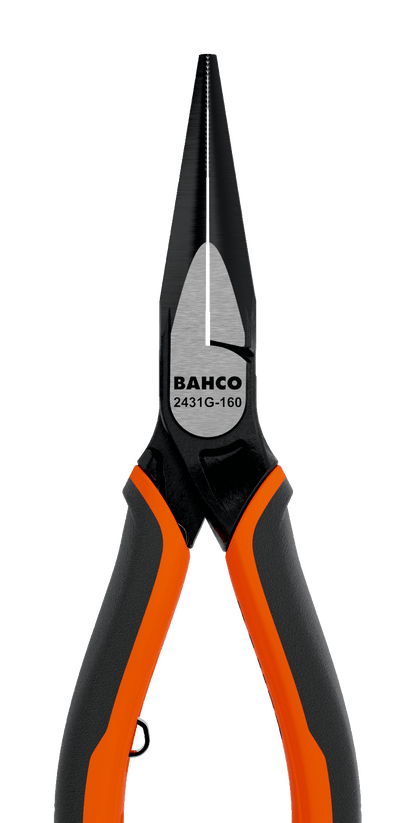 Bahco Rundzange 2431G-160 – Ergonomischer Mehrkomponenten-Griff für Optimalen Halt