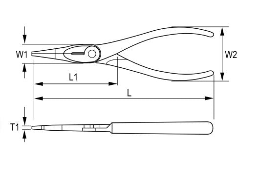 Irimo VDE-Zange Rund 200 mm – Hochwertige Isolierung Bis 1000 V