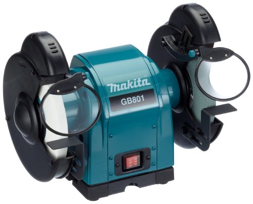 Makita Doppelscheiben-Schleifmaschine GB801 – Wartungsfreier ACC-Motor