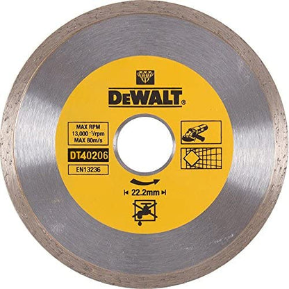 DeWalt Diamanttrennscheibe DT40206-QZ 18 V Keramik Set
