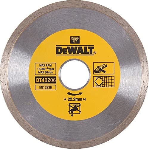 DeWalt Diamanttrennscheibe DT40206-QZ – Exzellentes Präzisionsschneiden für Keramik