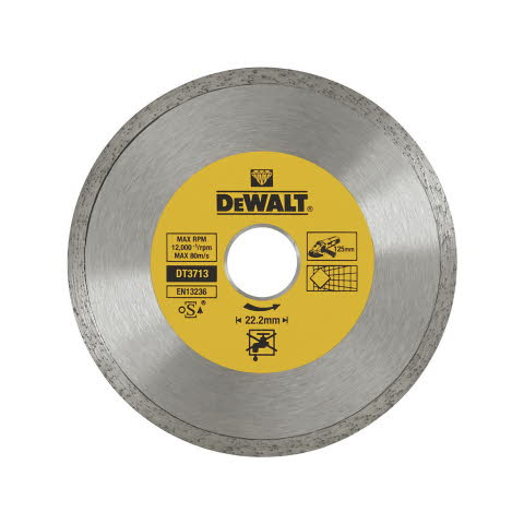 DeWalt Diamant-Trockentrennscheibe DT3713 – Präzises Schneiden von Keramikfliesen