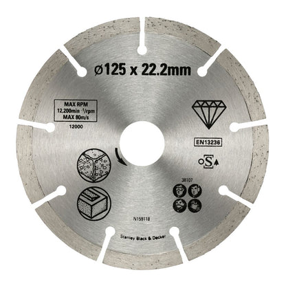 Stanley Diamantscheibe STA38107-XJ Schnelles BetonSchneiden