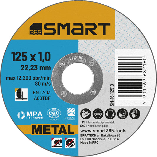 Smart MetallTrennscheibe SM-16-12510 Schnittgeschwindigkeit