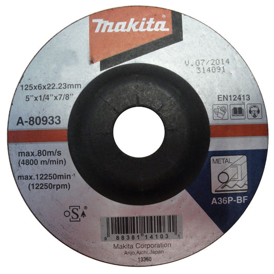 Makita Metallschleifscheibe A-80933 – Mittelharte Universalscheibe Für Stahl Und Nichteisenmetalle