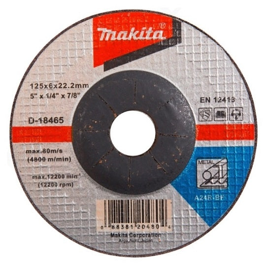 Makita Metall-Schleifscheibe D-18465 – Universelle Anwendung Für Stahl Und Nichteisenmetalle