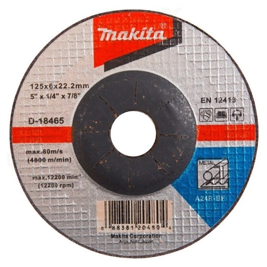 Makita Metall-Schleifscheibe D-18465 – Universelle Anwendung Für Stahl Und Nichteisenmetalle
