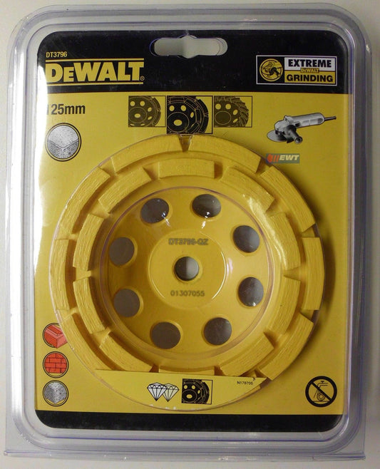 DeWalt Diamant-Doppelschleifscheibe DT3796 – Hochleistungs Schleifen von Beton und Stein