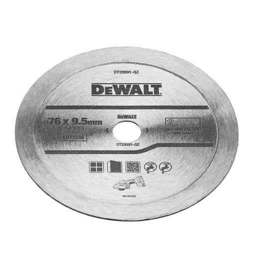 DeWALT DT20591-QZ – Hochleistungs Diamanttrennscheibe für Keramikfliesen
