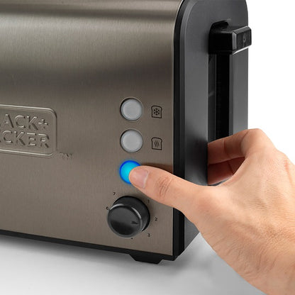 Black Decker Sandwich Toaster BXTO1000E 1000 W 7 Backstufen