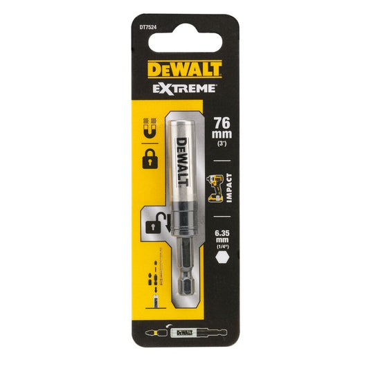 DeWALT EXTREME 76mm Magnetschlagadapter – Magnetische Arretierung für Schlagschrauber