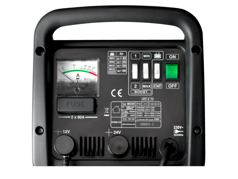BAHCO Starter BBC420 12 V 400 A Tragbar Schnellladefunktion
