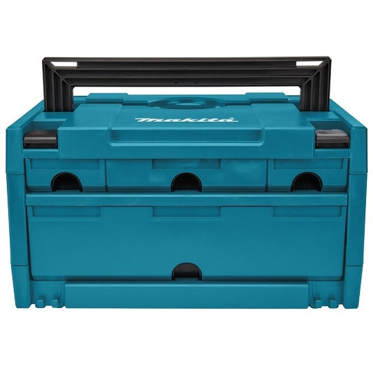 Makita MAKPAC MAKSTOR 4-Schubladen-Organisationskoffer – Optimale Werkzeugspeicherung