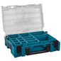 Makita MAKPAC 191X80-2 – Organisierter Werkzeugkoffer mit Herausnehmbaren Behältern
