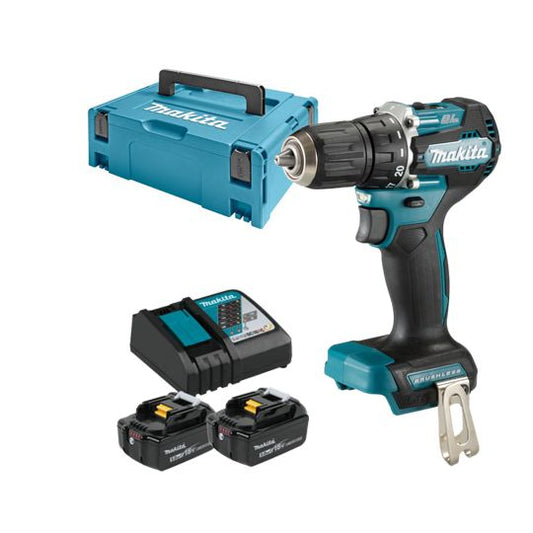 Makita DDF487RTJ 18V Akku-Bohrschrauber – Bürstenloser Motor Mit Hoher Präzision