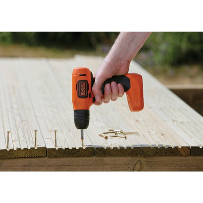 Black+Decker Bohrschrauber BDCD8-QW 7,2 V Rechts-Links-Lauf