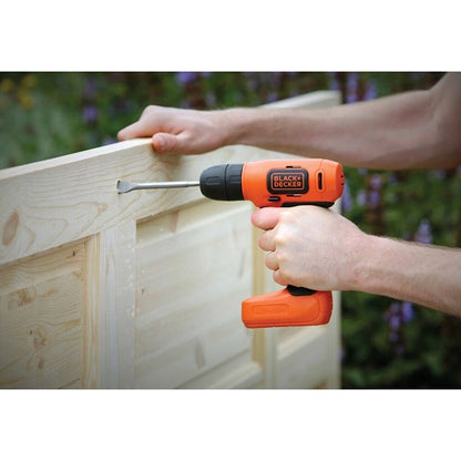 Black+Decker Bohrschrauber BDCD8-QW 7,2 V Rechts-Links-Lauf