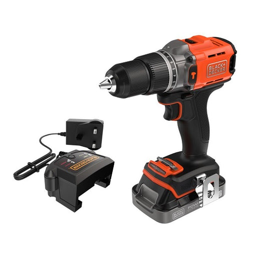 Black+Decker BCD383D1XC-QW – Kraftvoller Akku-Bohrhammer Mit 45Nm Drehmoment
