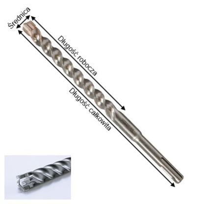 Makita Nemesis II SDS-plus Drehbohrhammer – Hochwertiger Stahl für Stahlbeton