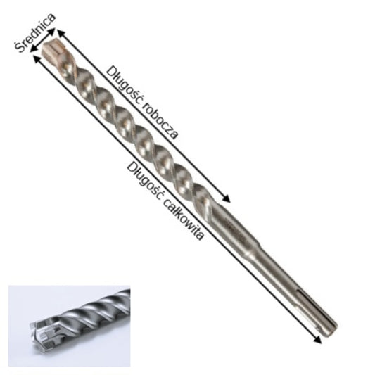 Makita Nemesis II SDS-plus Drehbohrhammer – Hochwertiger Stahl für Stahlbeton