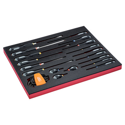 Bahco Werkzeugkoffer 18 V Mit Schaumstoff KomplettSet