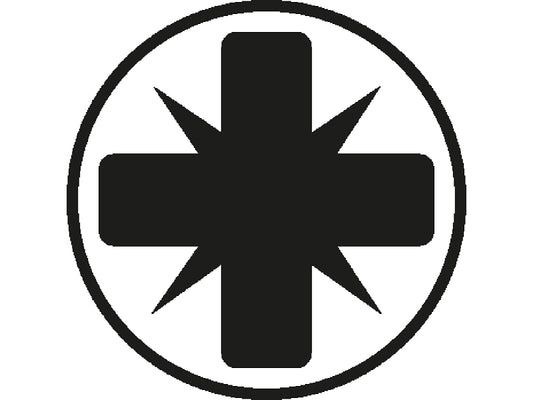 Irimo Pozidriv PZ2 Kreuzschlitzschraubendreher – Komfortabler Zweikomponenten-Griff