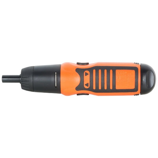 Black+Decker A7073-XJ Schraubendreher – Kompakter Akku-Batterieschrauber mit Gummiertem Griff