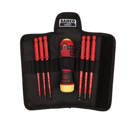 Bahco Schraubendreher Set 808061 – VDE-Isolierte Griffe für Sicheren Gebrauch