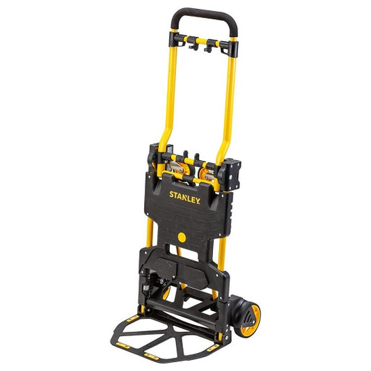 Stanley Zusammenklappbarer Transportwagen 2-in-1 – Hohe Tragfähigkeit von 137kg