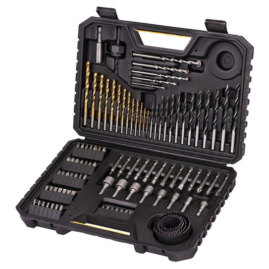 Stanley STA7205-XJ 100-teiliges Set – Robuster Kunststoffkoffer mit Vielfältigem Zubehör