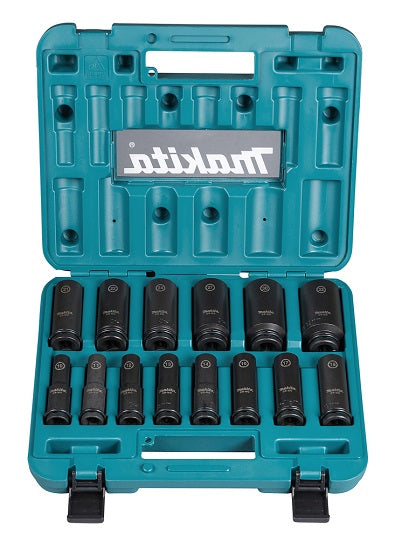 Makita Schlagschraubereinsätze 18 V 14tlg Chrom-Molybdän