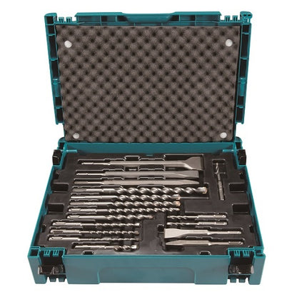 Makita B-53877 SDS Plus Betonbohrer Set – 17 Teile im Tragbaren MAKPAC-Koffer