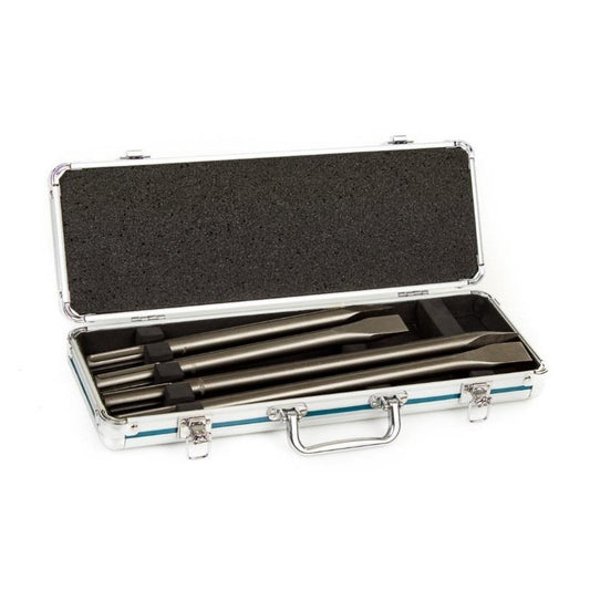 Makita D-42466 SDS-max Oberfräsenbits Set – Praktischer Aluminiumkoffer für Einfache Aufbewahrung
