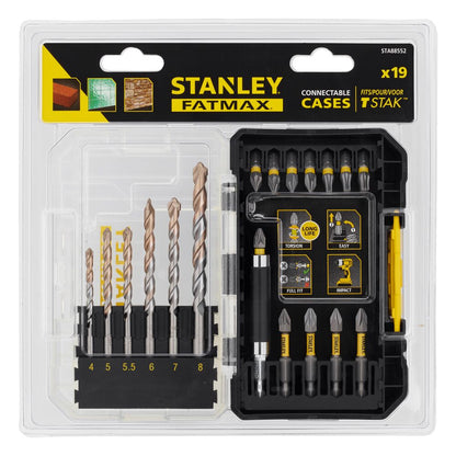 Stanley Schlagschrauber und Steinbohrer STA88552-XJ Set