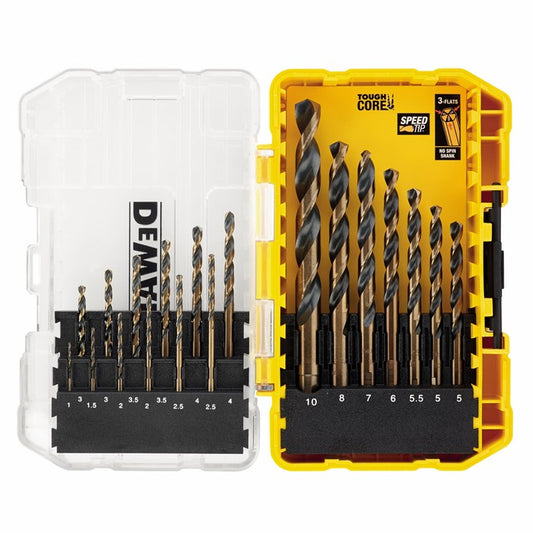 DeWALT Metallbohrer-Satz 18 V HSS-G Speed Tip 19-Teilig