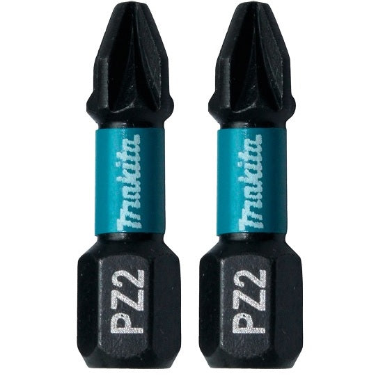 Makita B-63753 Satz Pozidriv Schlagräder PZ2 – Hohe Haltbarkeit für Schwere Anwendungen