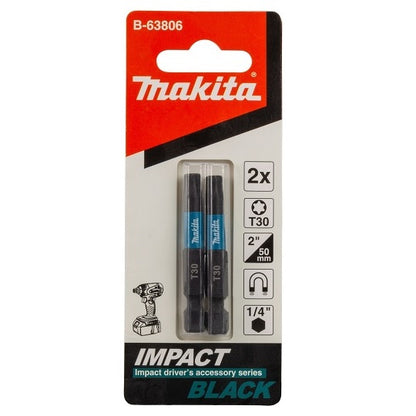 Makita Bit-Satz B-63672 18 V Torx T30 Bits 2er Set