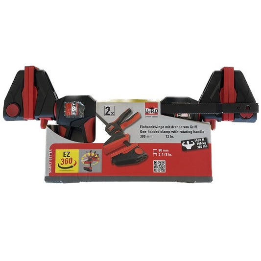 Bessey EZ360-SET – Set Aus 2 Universellen Schnellpressen Mit Schwenkgriff