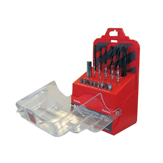 Makita 21-teiliges Zubehörset P-30829 – Umfassendes Bohrer und Bits Set