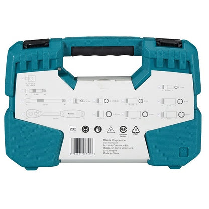 Makita Ratschen-Steckschlüsselsatz B-65573 18 V 3/8 Zoll Set