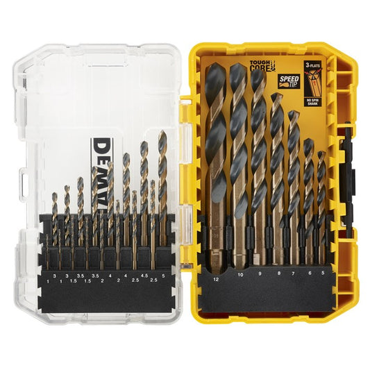 DeWalt Bohrer Satz 18 V HSS-G Schwarz Gold Set 23Teiliger