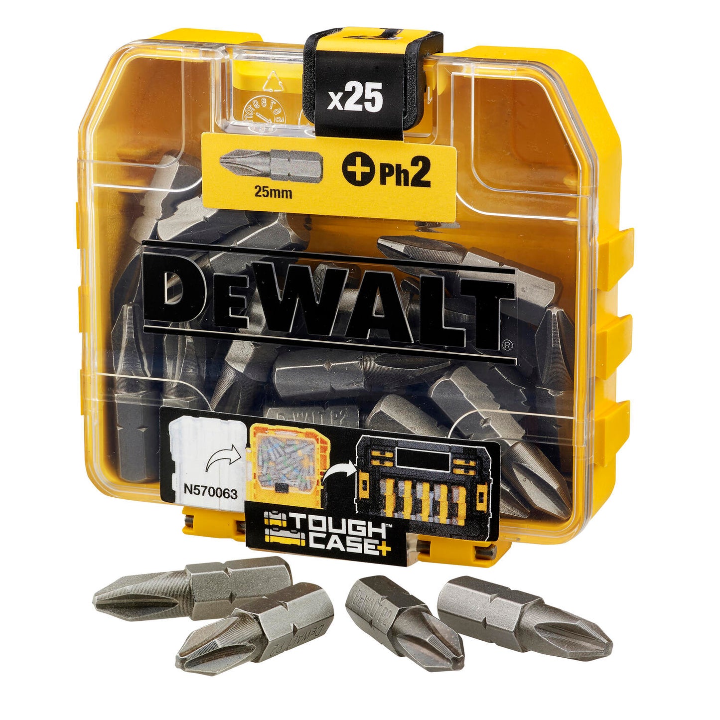 DeWALT + PZ2 Bits + DT71521-QZ + 18 V + S2-Stahl Langlebig