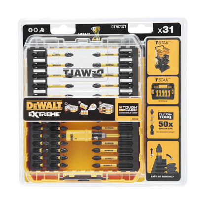 DeWALT Steckschlüssel-Set DT70737T-QZ 18 V 1/4-Zoll Set